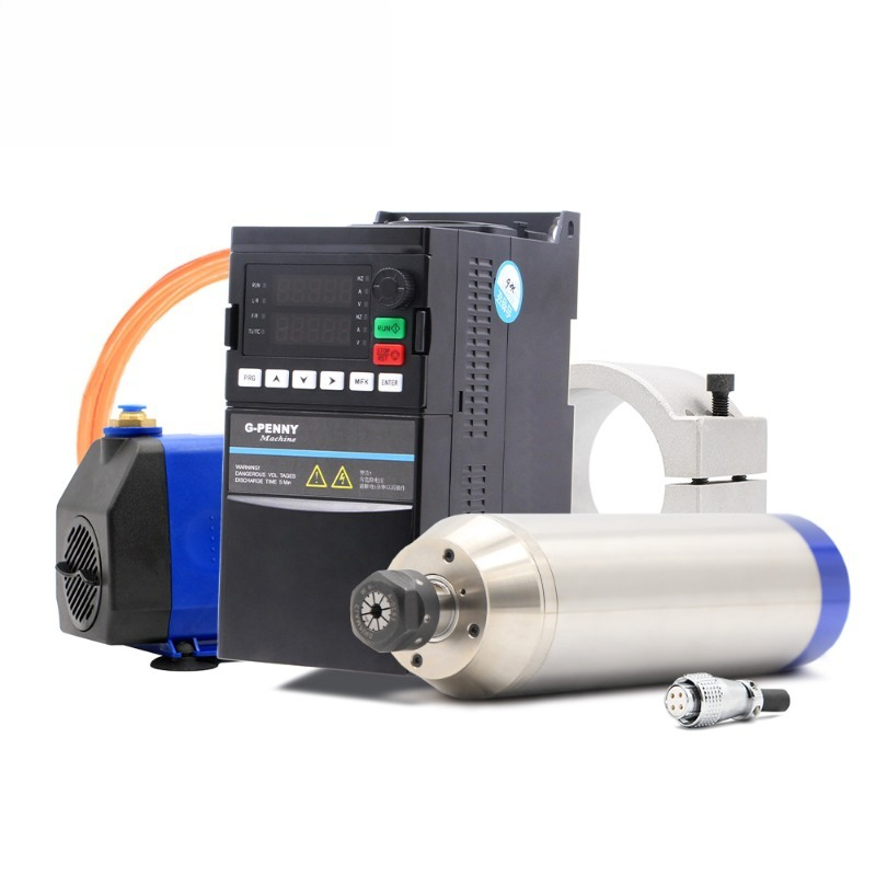 2.2Kw Water Cooled Spindle Kit Vfd - Kit de Spindle Refrigerado a Água