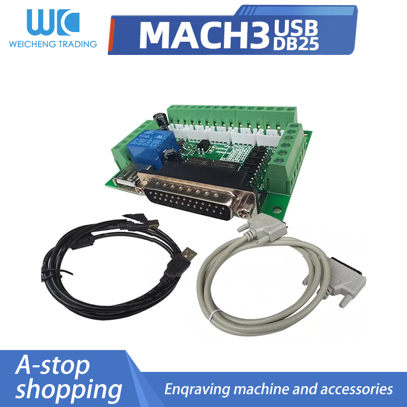 5 Axis Cnc Breakout Board Interface Mach3 - 1 Conjunto de Placa Adaptadora de