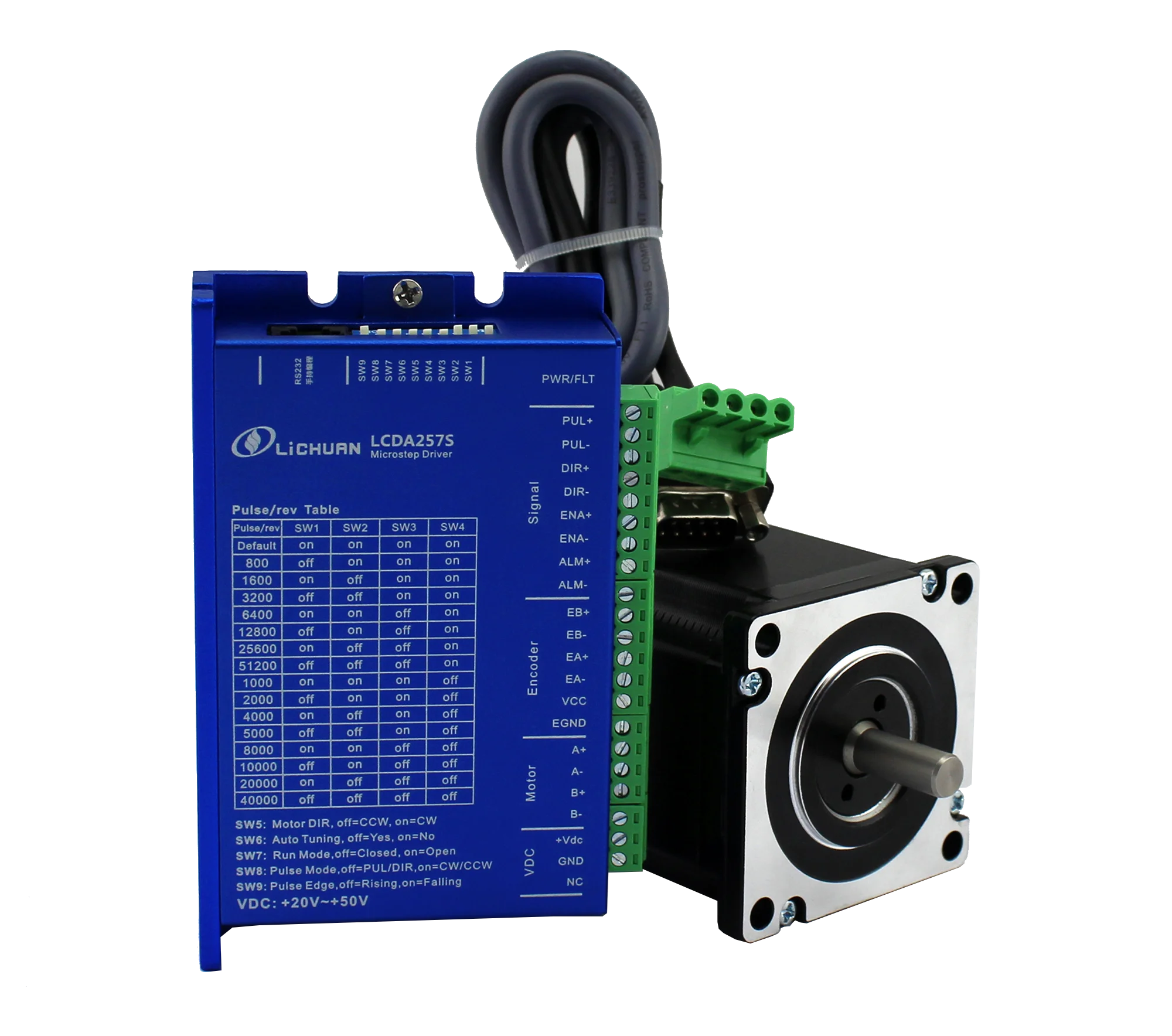 Nema 23 Closed Loop Stepper Motor Driver Kit - Motor de Passo de Circuito Fechado