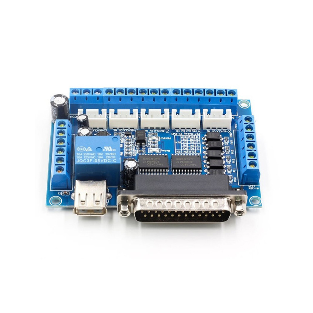 5 Axis Cnc Breakout Board Interface Mach3 - Adaptador de interface cnc de 5