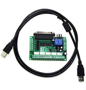 5 Axis Cnc Breakout Board Interface Mach3 - Placa de fuga cnc, 1 peça,