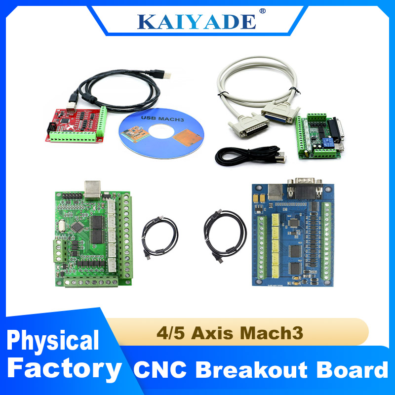 Mach3 Usb Cnc Controller 4 Axis 100Khz - Controlador CNC Sistema MACH3 4 Eixos