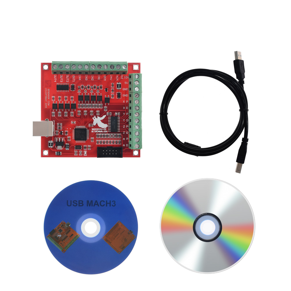 Mach3 Usb Cnc Controller 4 Axis 100Khz - Placa Controladora CNC USB MACH3 4