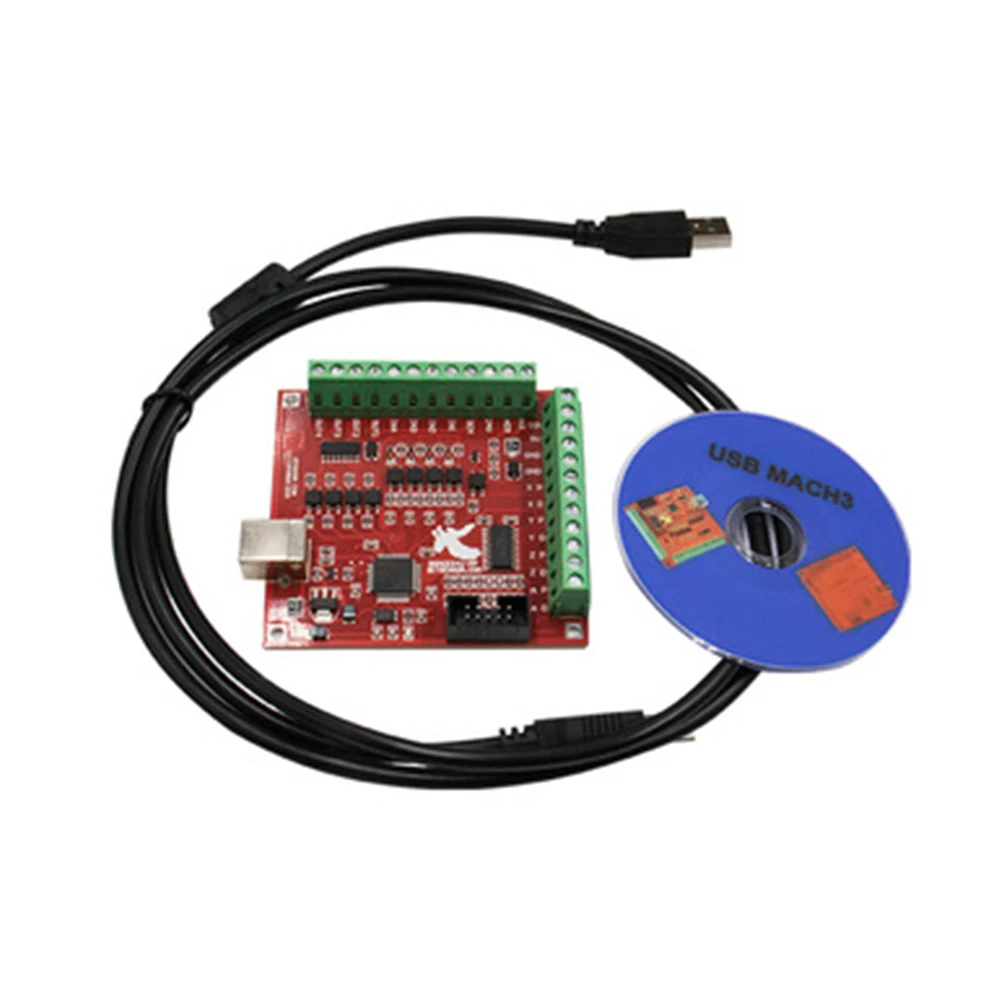 Mach3 Usb Cnc Controller 4 Axis 100Khz - Placa de fuga mach3 + 1