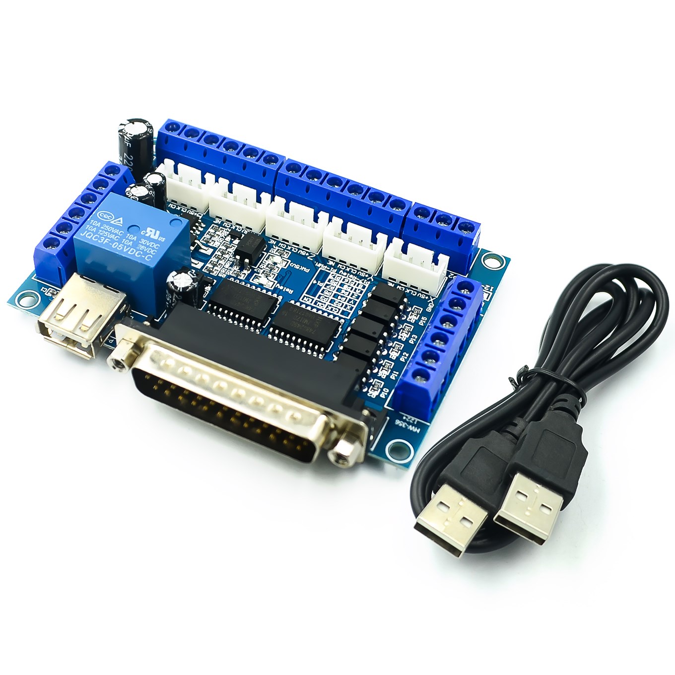 5 Axis Cnc Breakout Board Interface Mach3 - Placa de fuga do adaptador de