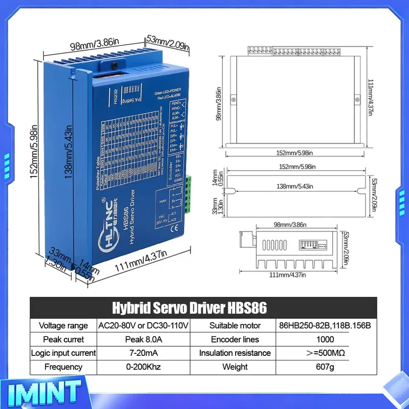 Kit de Motor de Passo de Circu - Hybrid Servo Driver Nema 34 8.5Nm avaliação e preço