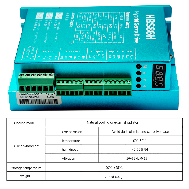 HBS860H Híbrido Servo Driver A - Hybrid Servo Driver Nema 34 8.5Nm avaliação e preço