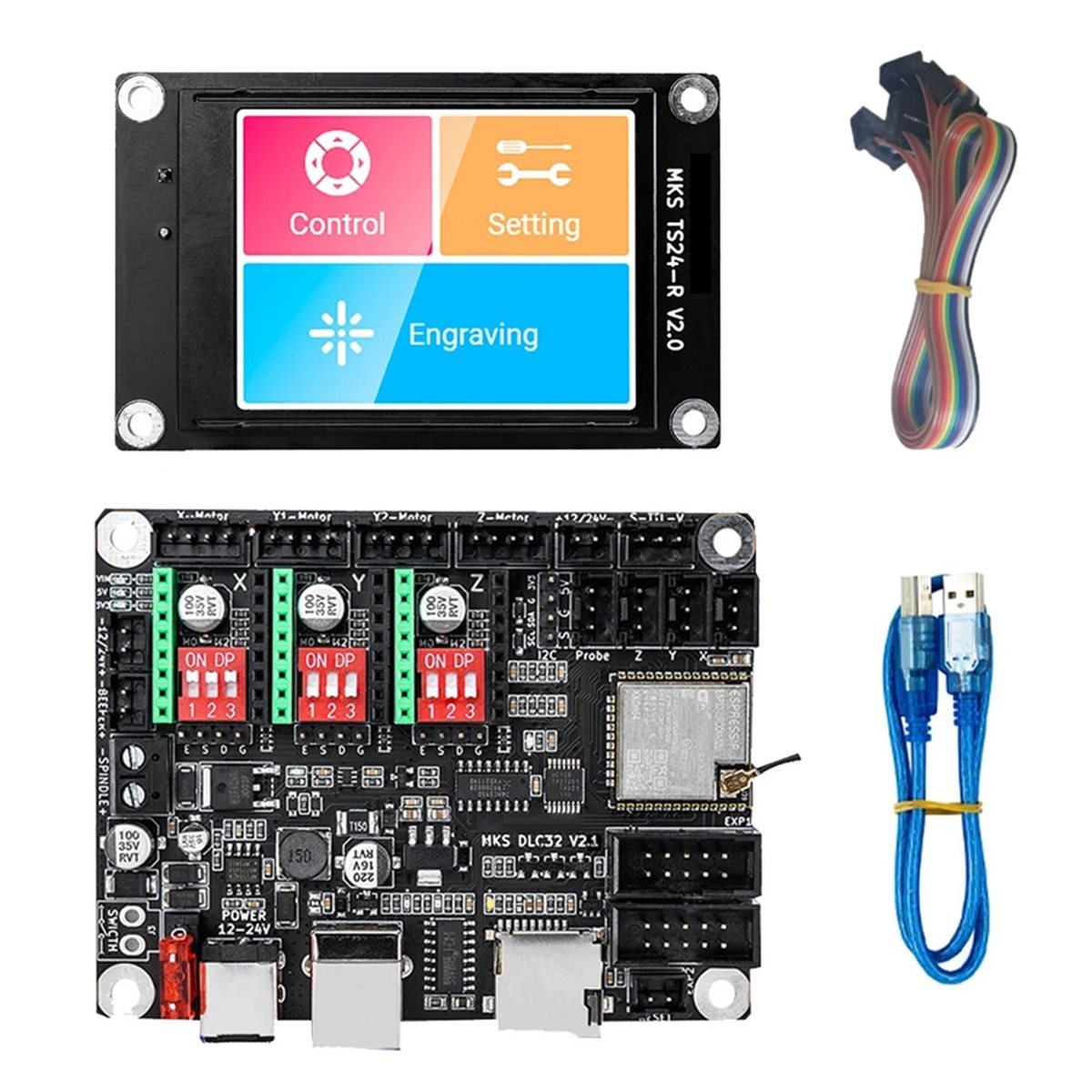 Nova Placa Controladora Eletrô - Grbl 32 Bit Control Board Offline Display avaliação e preço