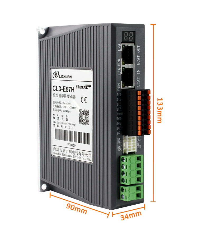 EtherCAT Bus Tipo Nema 23 Kit  - Nema 23 Closed Loop Stepper Motor Driver Kit avaliação e preço