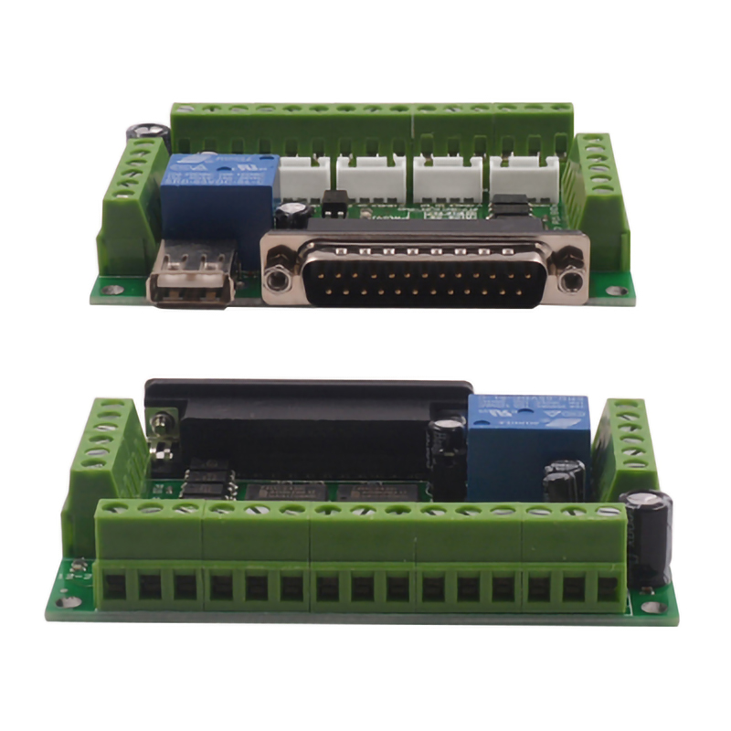 1 Conjunto de Placa Adaptadora - 5 Axis Cnc Breakout Board Interface Mach3 avaliação e preço