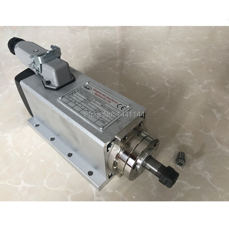 Eixo refrigerado a ar 3kw 220v - Er20 Collet Chuck Spindle Motor 220V avaliação e preço