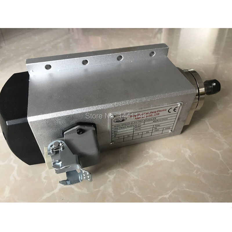 Eixo refrigerado a ar 3kw 220v - Er20 Collet Chuck Spindle Motor 220V avaliação e preço