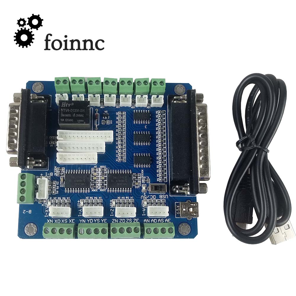 CNC Breakout Controlador Board - 5 Axis Cnc Breakout Board Interface Mach3 avaliação e preço