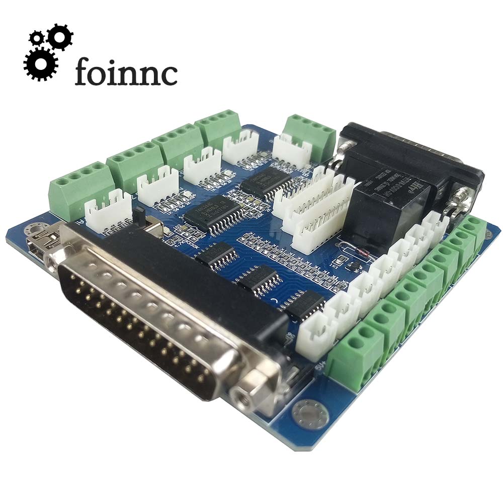 CNC Breakout Controlador Board - 5 Axis Cnc Breakout Board Interface Mach3 avaliação e preço