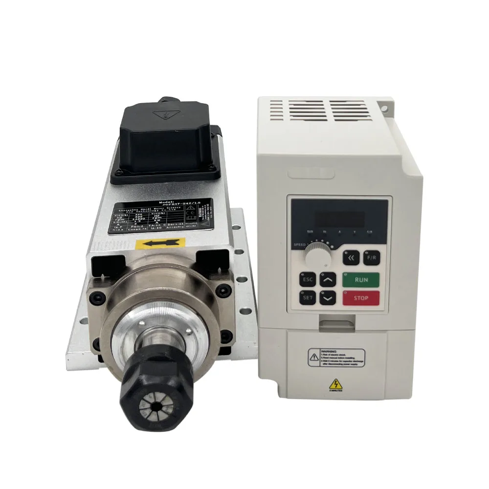 Kit de Motor Spindle CNC 1.5KW - Air Cooled 1.5Kw Spindle Motor Inverter 110V avaliação e preço