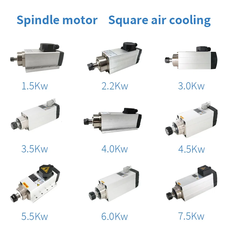 Er11 110v 220v 380v Motor de e - Air Cooled 1.5Kw Spindle Motor Inverter 110V avaliação e preço