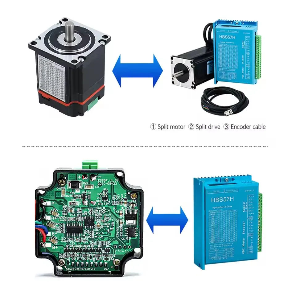 Nema17 nema23 driver de motor  - Nema 23 Closed Loop Stepper Motor Driver Kit avaliação e preço