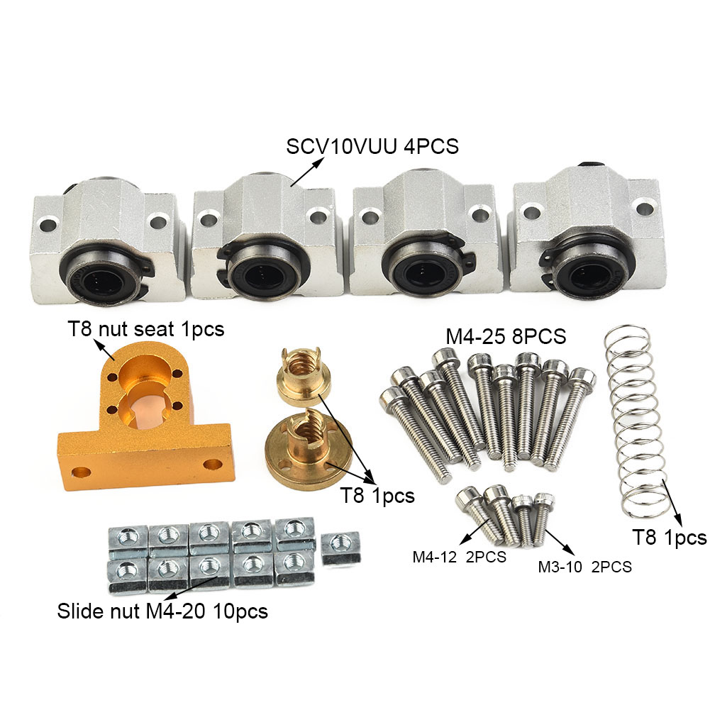 Kit de atualização de eixo x d - Cnc 3018 Pro Max Metal avaliação e preço