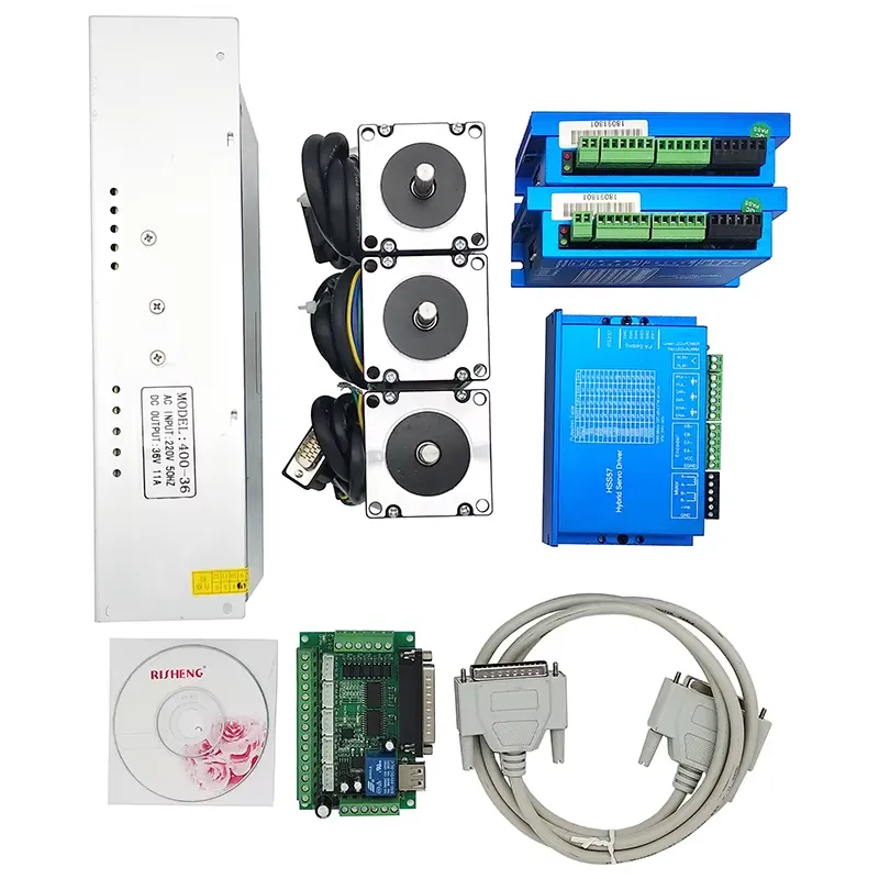 Kit CNC de 3 Eixos 2N.m com Mo - Nema 23 Closed Loop Stepper Motor Driver Kit avaliação e preço