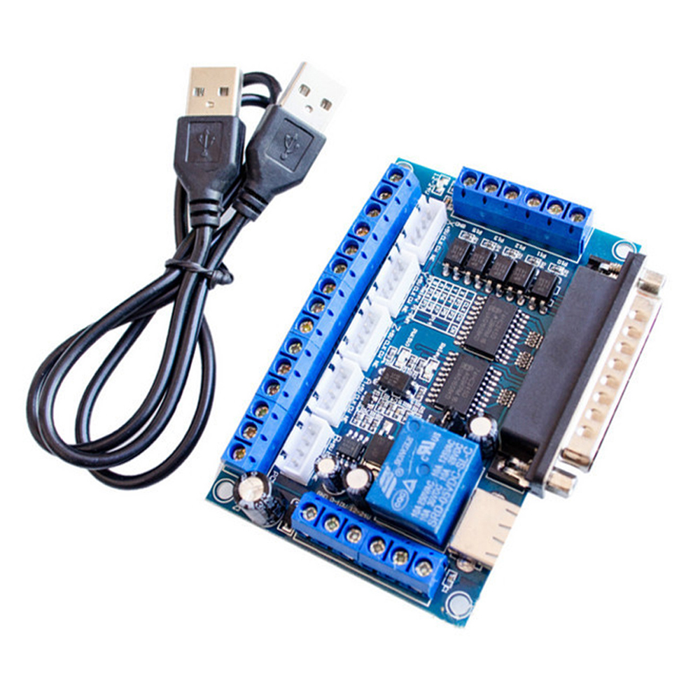 Adaptador de interface cnc de  - 5 Axis Cnc Breakout Board Interface Mach3 avaliação e preço