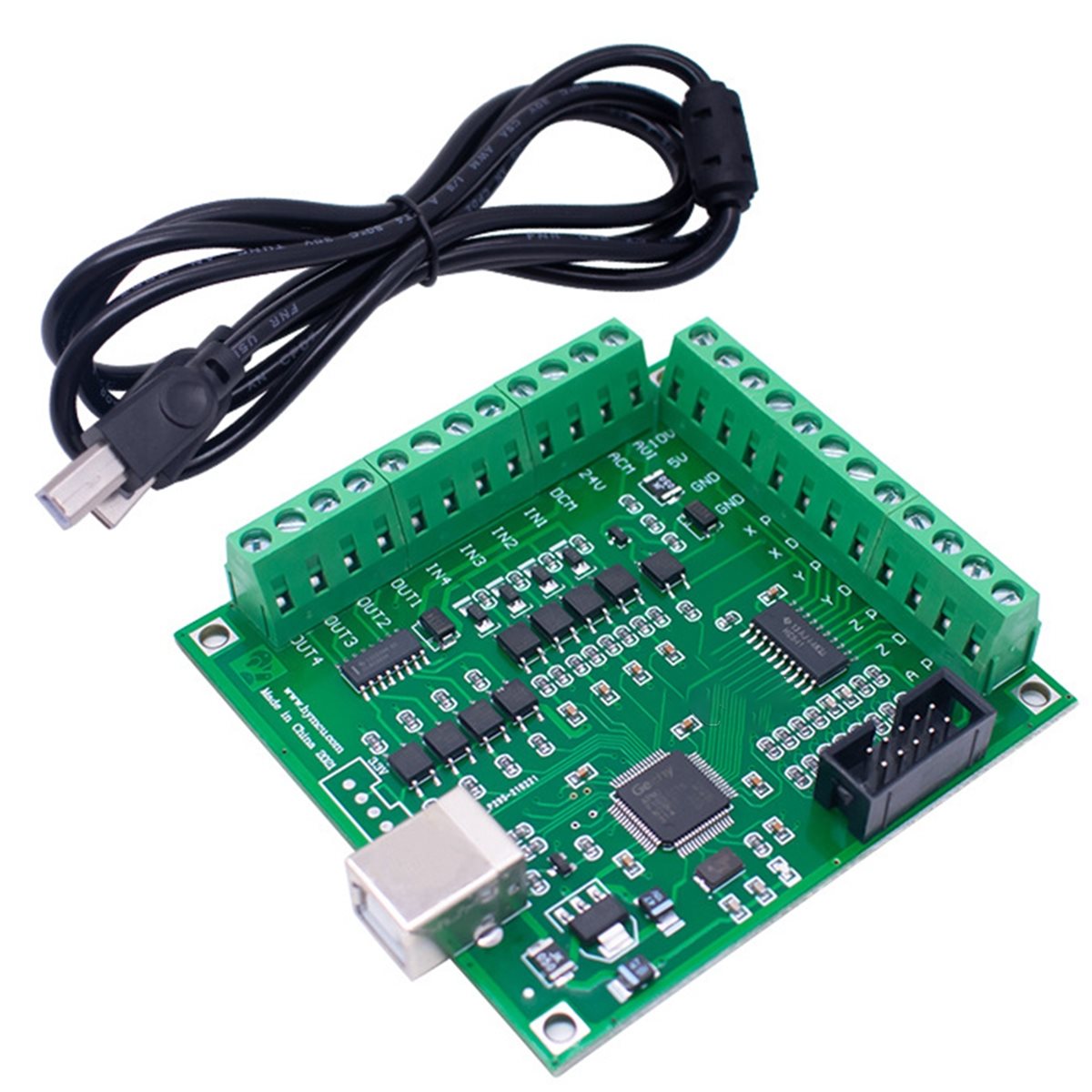 Placa de Interface CNC USB FUA - Mach3 Usb Cnc Controller 4 Axis 100Khz avaliação e preço