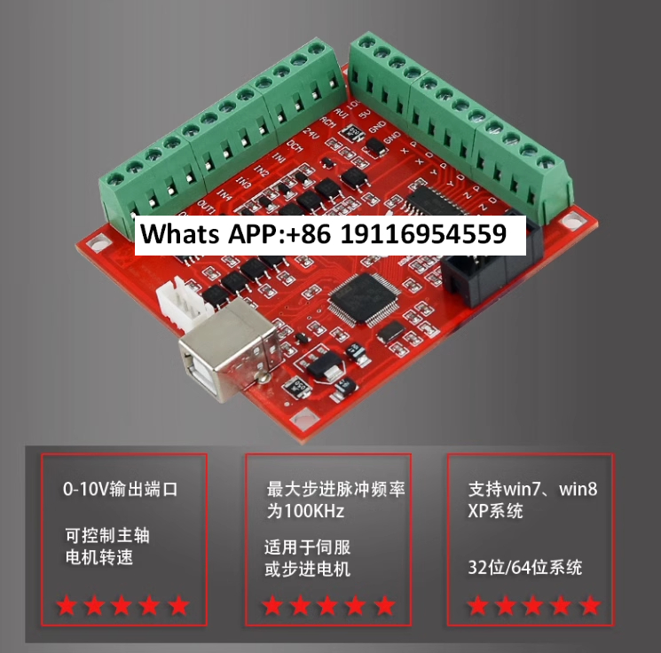 Placa de fuga cnc mach3 100khz - Mach3 Usb Cnc Controller 4 Axis 100Khz avaliação e preço
