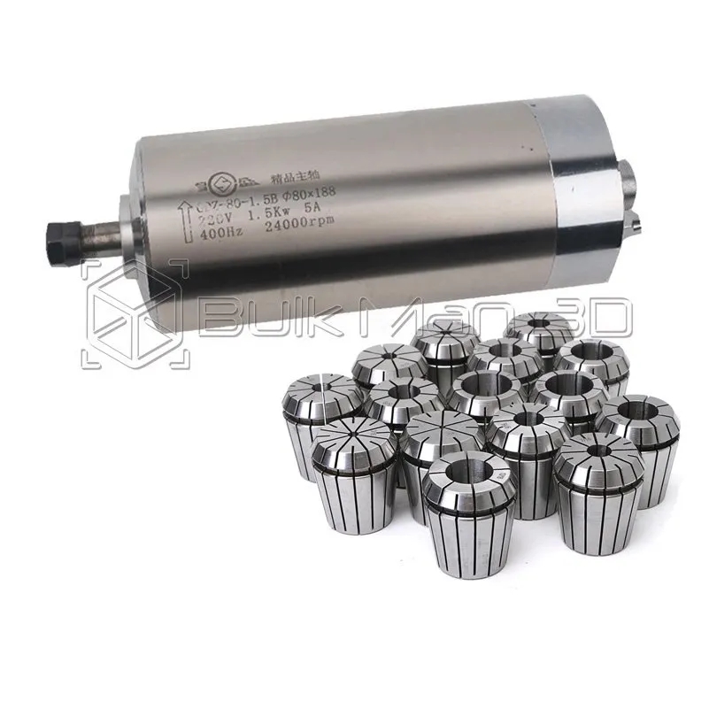 Motor Spindle Refrigerado a Ág - Er20 Collet Chuck Spindle Motor 220V avaliação e preço