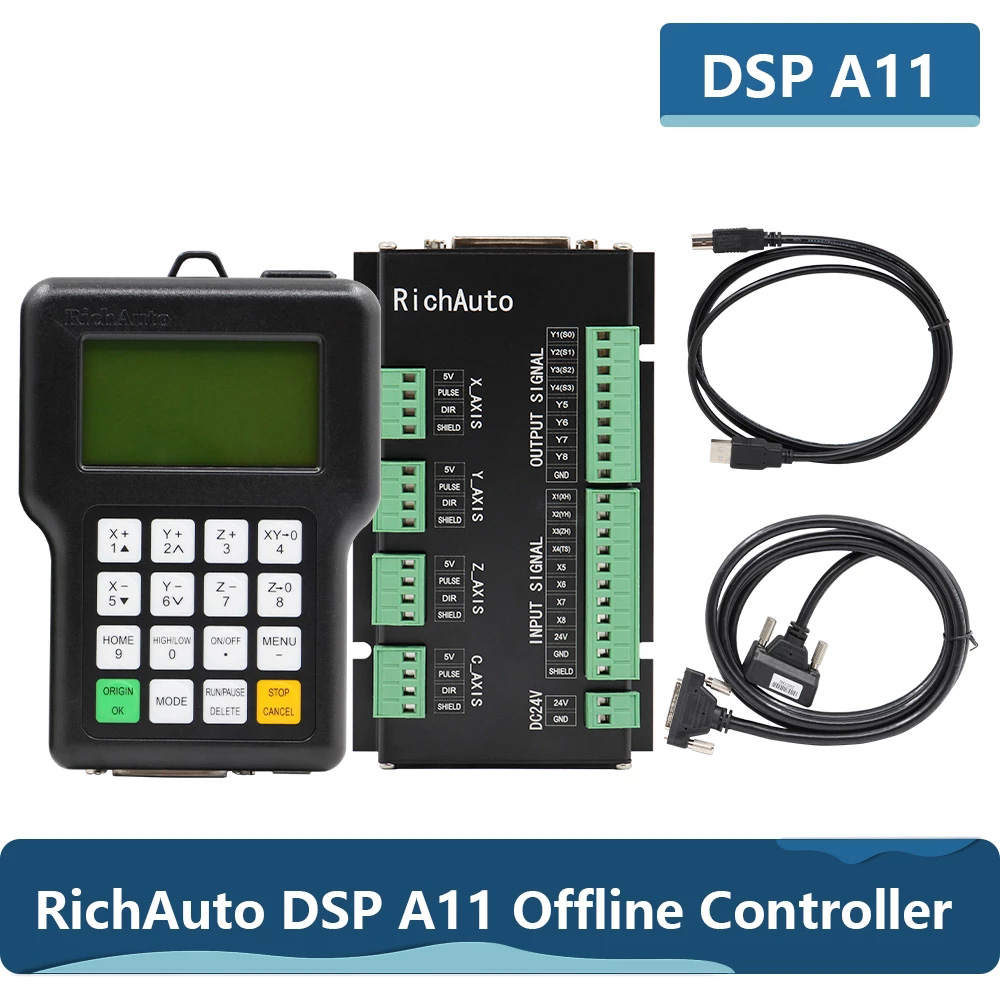 Richauto dsp a11 controlador c - Richauto A11 Dsp Controller 3 Axis avaliação e preço