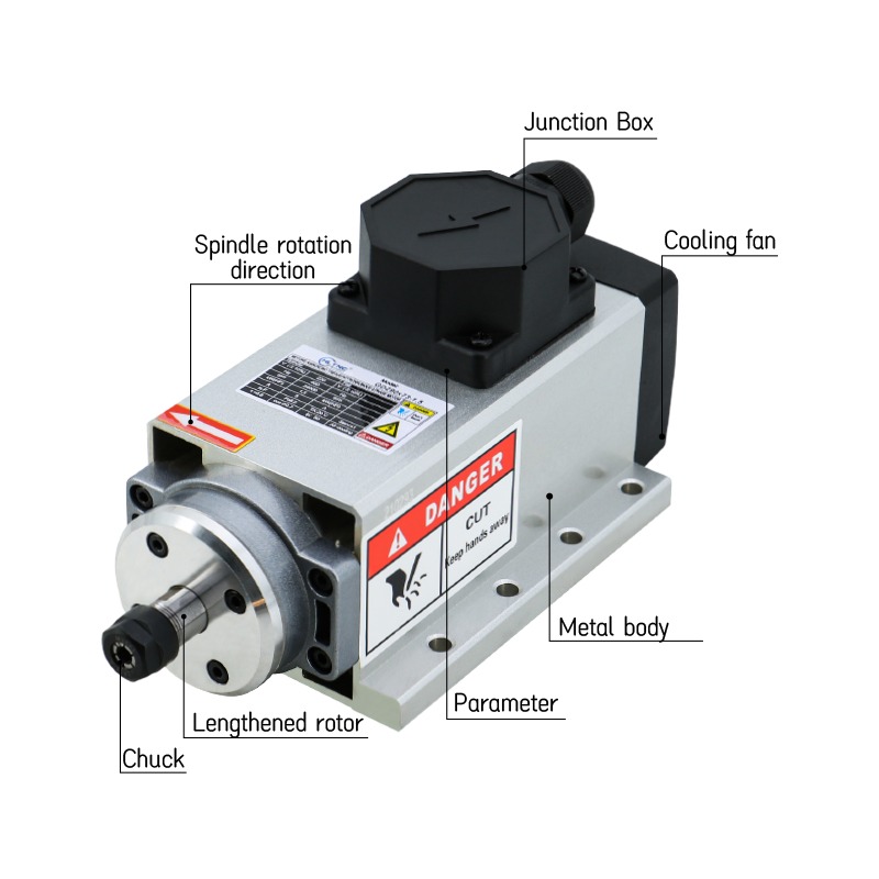 Motor de Eixo para Fresadora C - Er20 Collet Chuck Spindle Motor 220V avaliação e preço