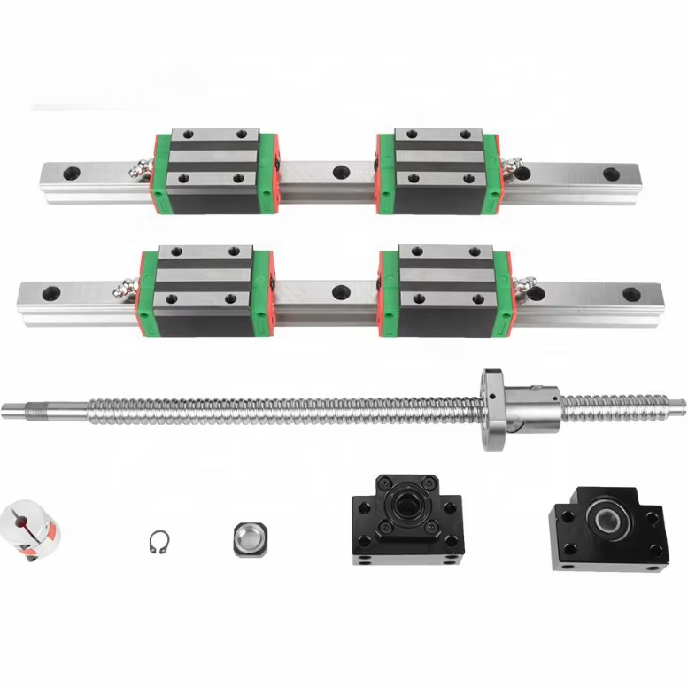 Conjunto de Trilhos Guia de Mo - Hgr20 Linear Guide Rail Ballscrew Set avaliação e preço