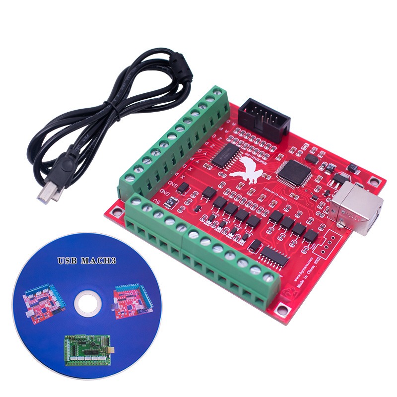 Placa de fuga cnc usb mach3 10 - Mach3 Usb Cnc Controller 4 Axis 100Khz avaliação e preço