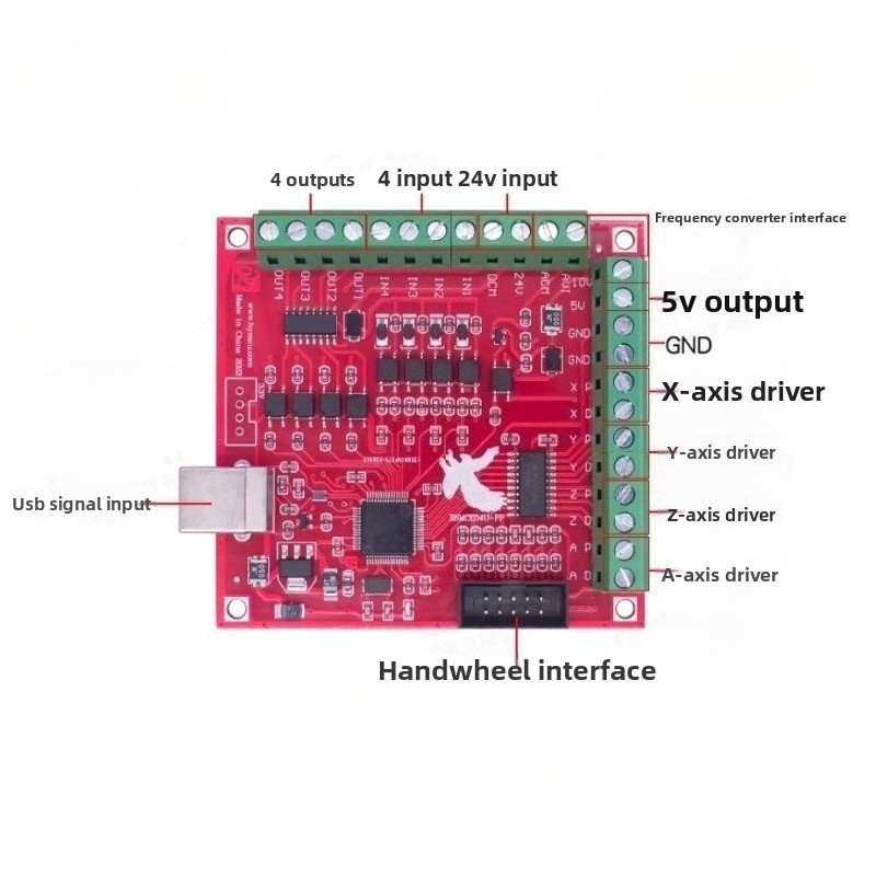 Placa de fuga cnc usb mach3 10 - Mach3 Usb Cnc Controller 4 Axis 100Khz avaliação e preço