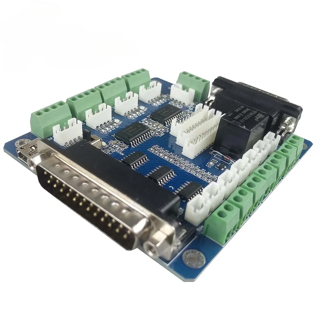 Placa Controladora CNC Mach3 d - 5 Axis Cnc Breakout Board Interface Mach3 avaliação e preço