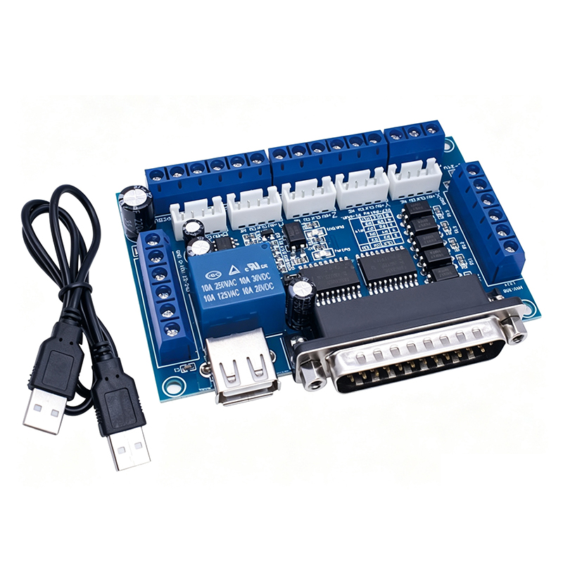 Placa de Controle CNC MACH3 co - 5 Axis Cnc Breakout Board Interface Mach3 avaliação e preço