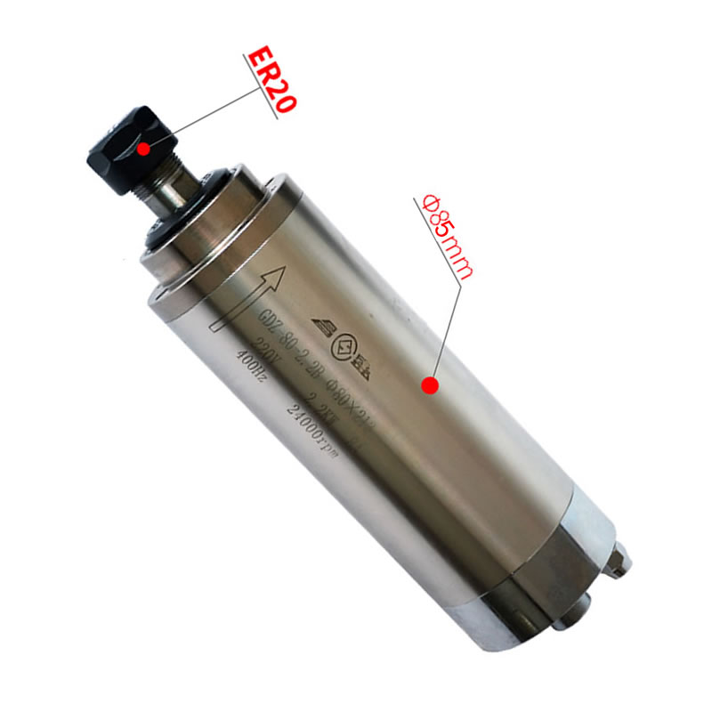 Máquina De Gravura De Refriger - Er20 Collet Chuck Spindle Motor 220V avaliação e preço