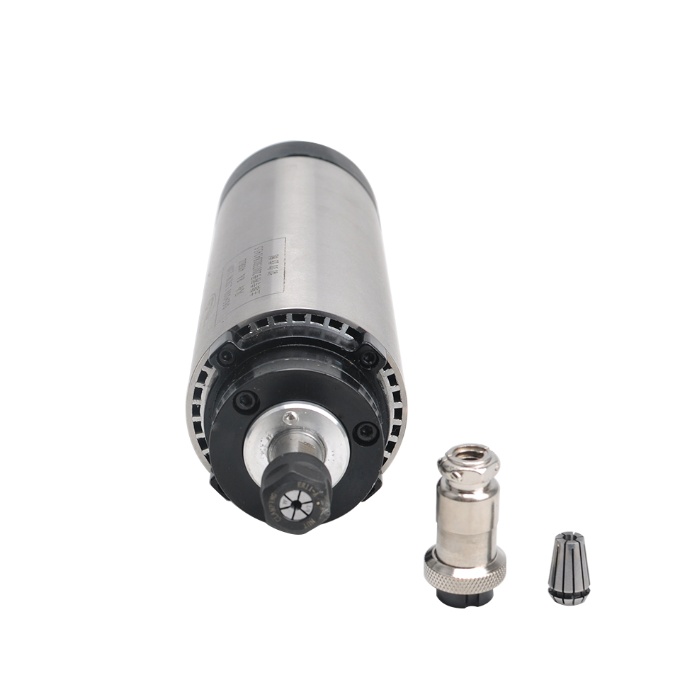 Kit de motor de eixo CNC 80MM  - Air Cooled 1.5Kw Spindle Motor Inverter 110V avaliação e preço