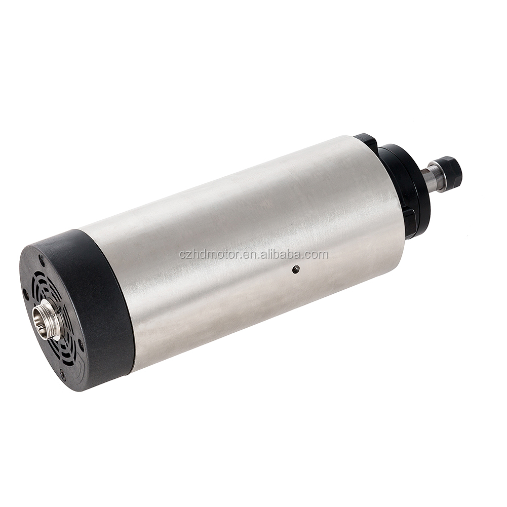 Kit de motor de eixo CNC 80MM  - Air Cooled 1.5Kw Spindle Motor Inverter 110V avaliação e preço